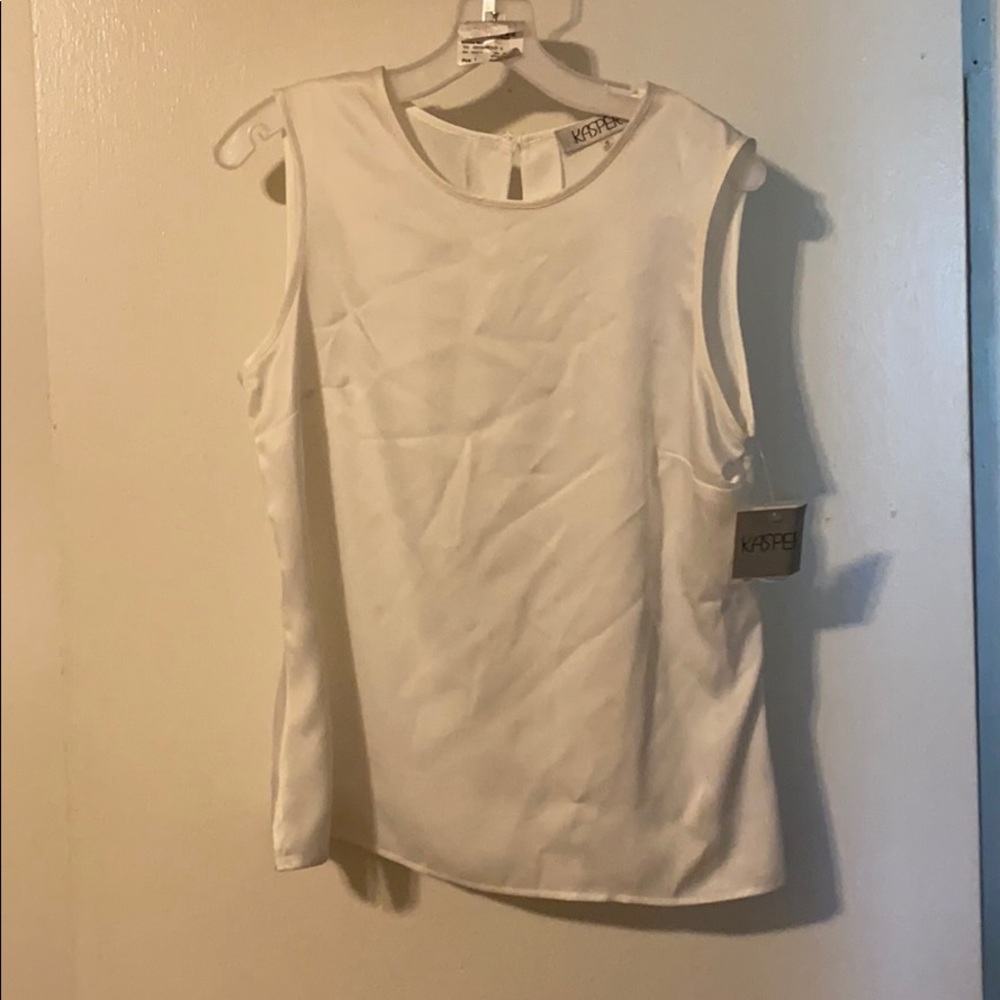 Silk white blouse